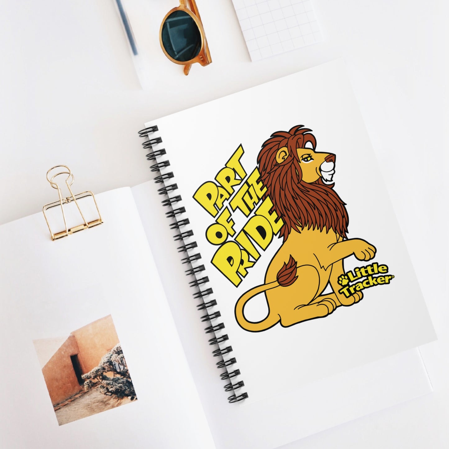 Little Tracker® Lion Spiral Notebook/Safari Series