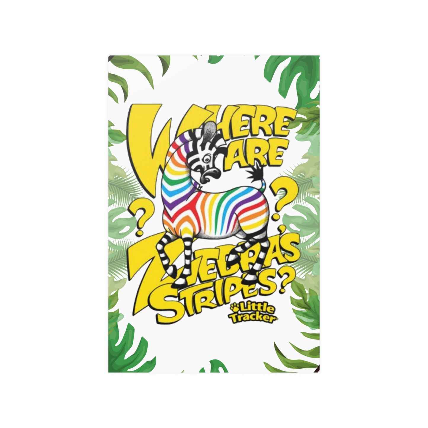 Little Tracker® Zebra Poster